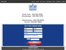 Tablet Screenshot of hwy-law.com